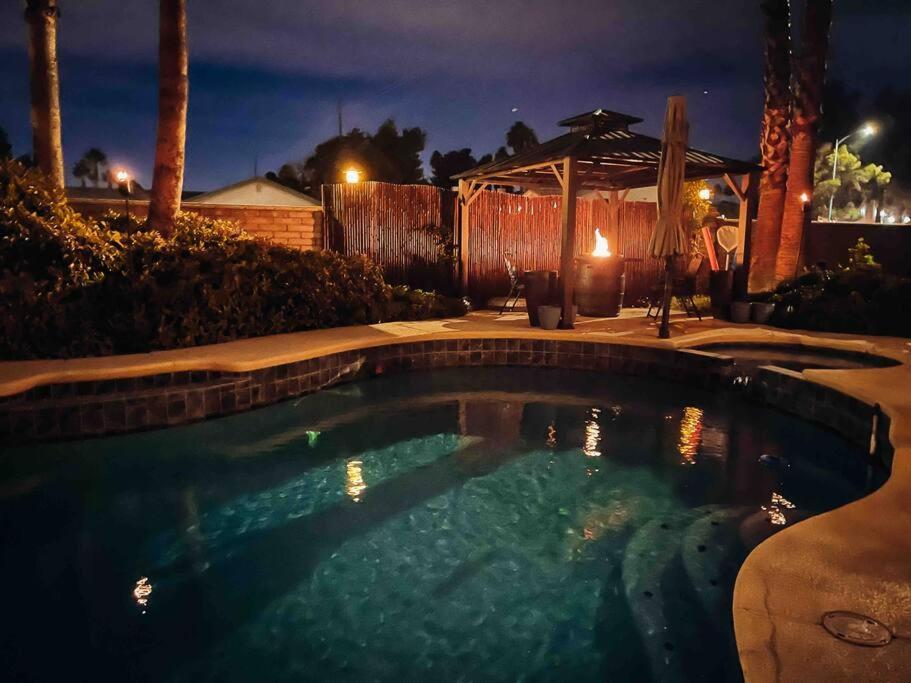 *Entertainment Villa* 5Min To Strip Optional Heated Pool Jacuzzi! Las Vegas Dış mekan fotoğraf